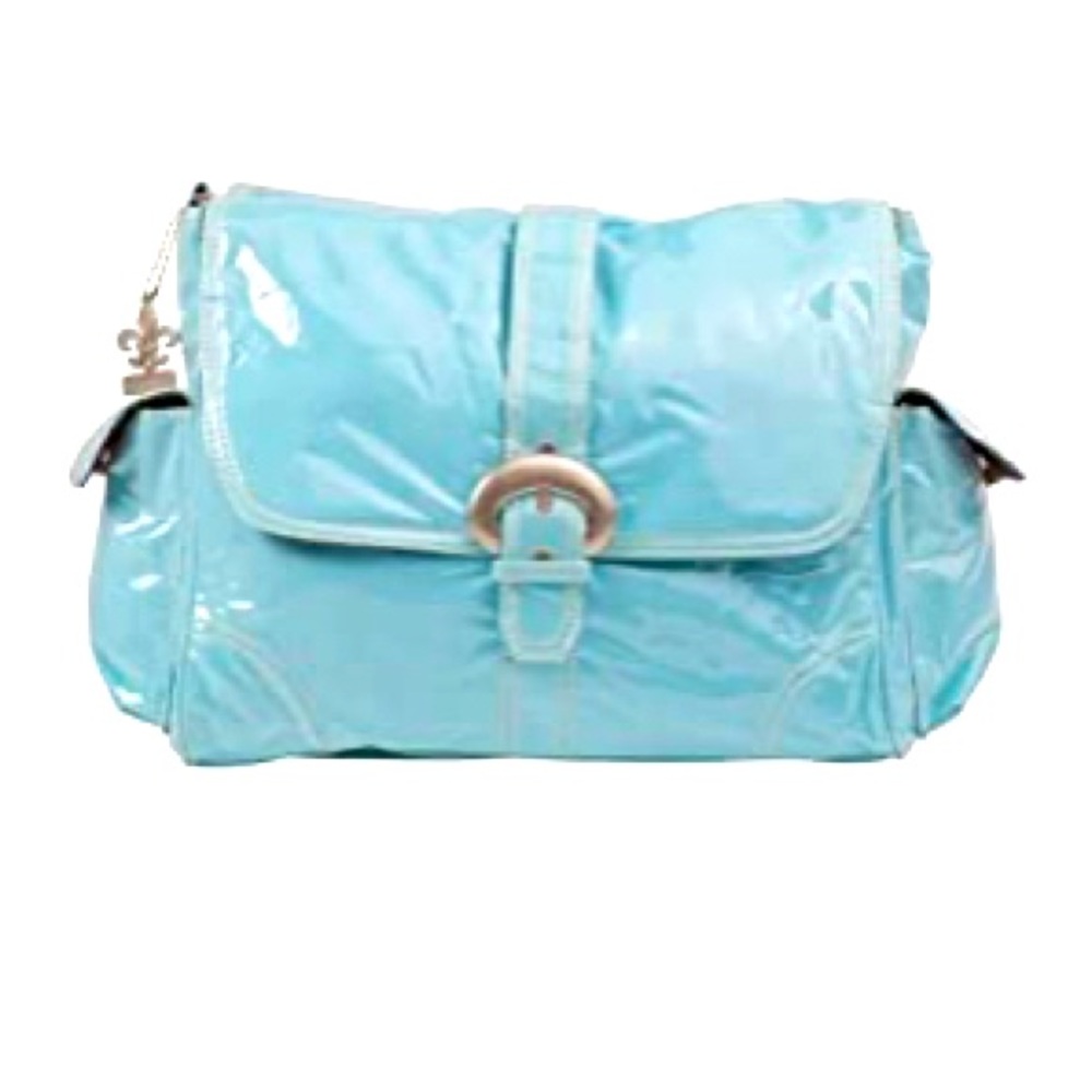 Kalencom Laminated Buckle Bag Blue Diaper Bag